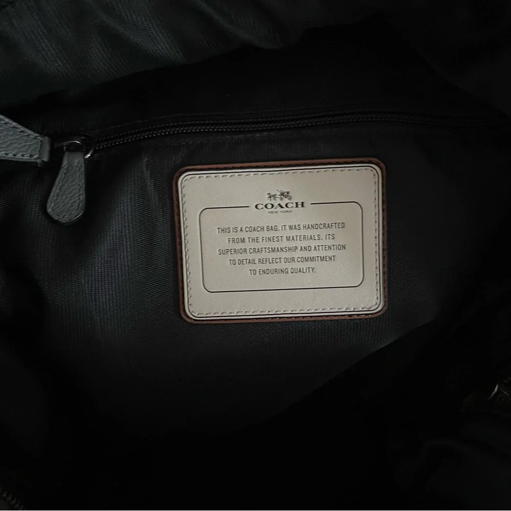 Coach Campus XL Large Pebbled Leather Turnlock Backpack